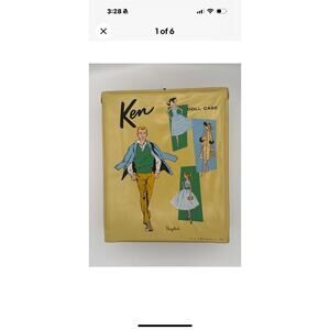 Vintage 1961 Ken Doll Case with Ken doll and clothes